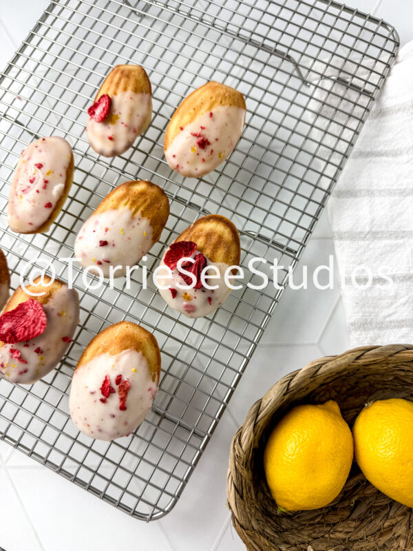 Lemon Strawberry Frosted Madeleines Rhombus Tile - Image 4