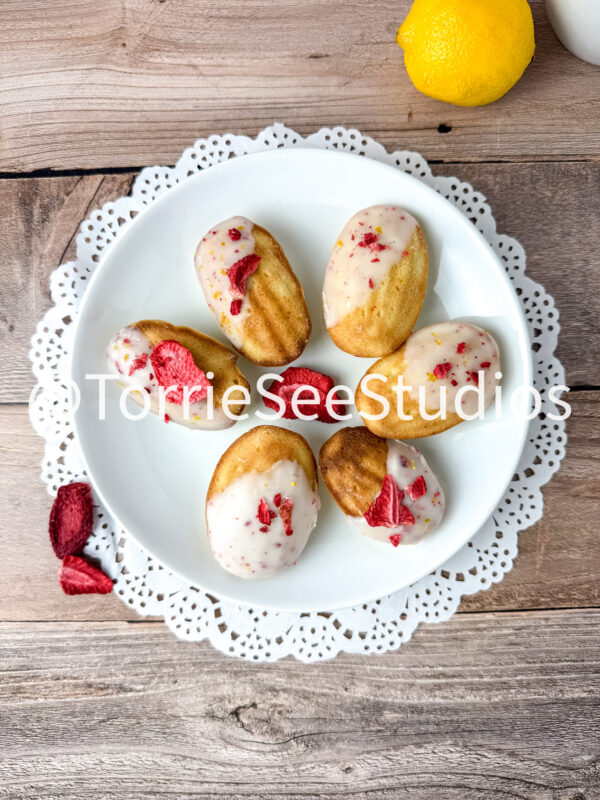 Lemon Strawberry Frosted Madeleines Wood - Image 10