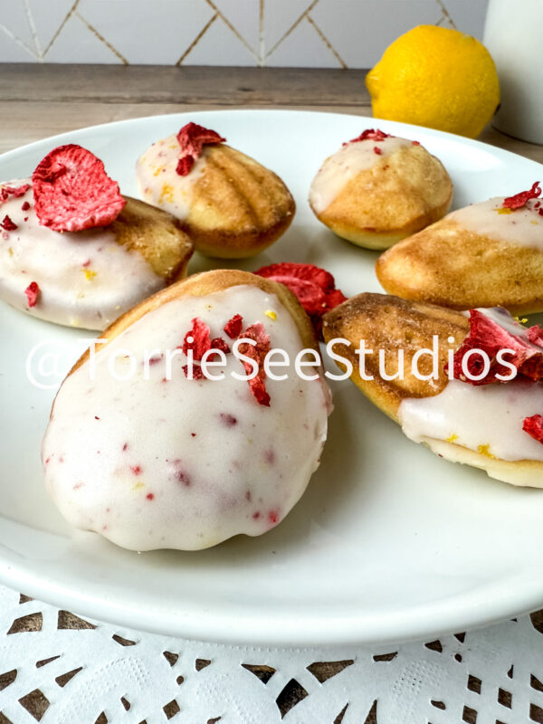 Lemon Strawberry Frosted Madeleines Wood - Image 8