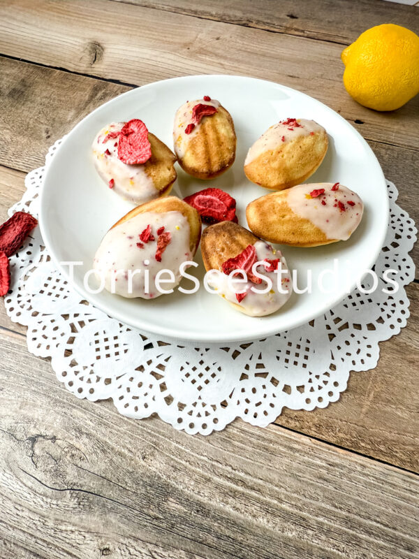 Lemon Strawberry Frosted Madeleines Wood - Image 7