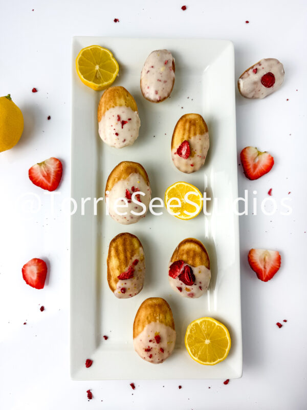 Lemon Strawberry Frosted Madeleines White - Image 8