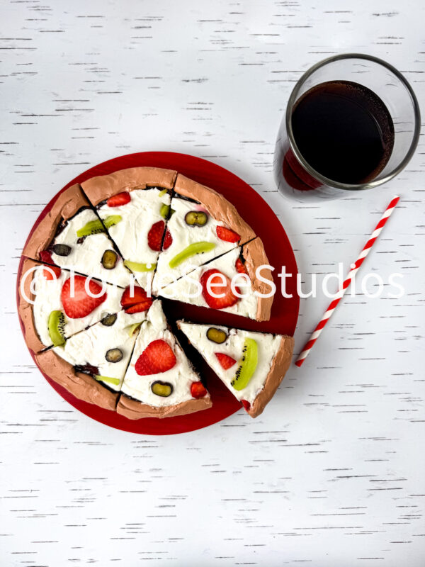Fruit Pizza Brownie on White Birch - Image 9