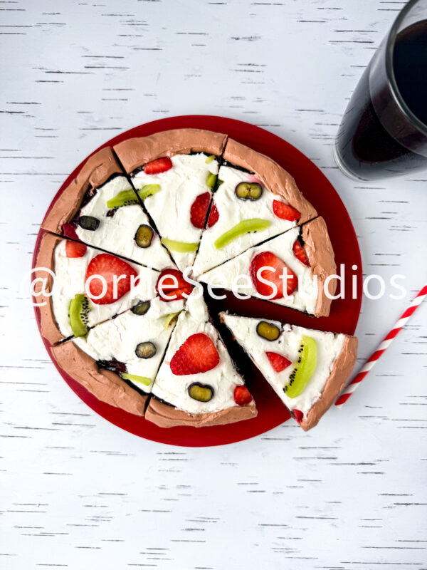 Fruit Pizza Brownie on White Birch - Image 8