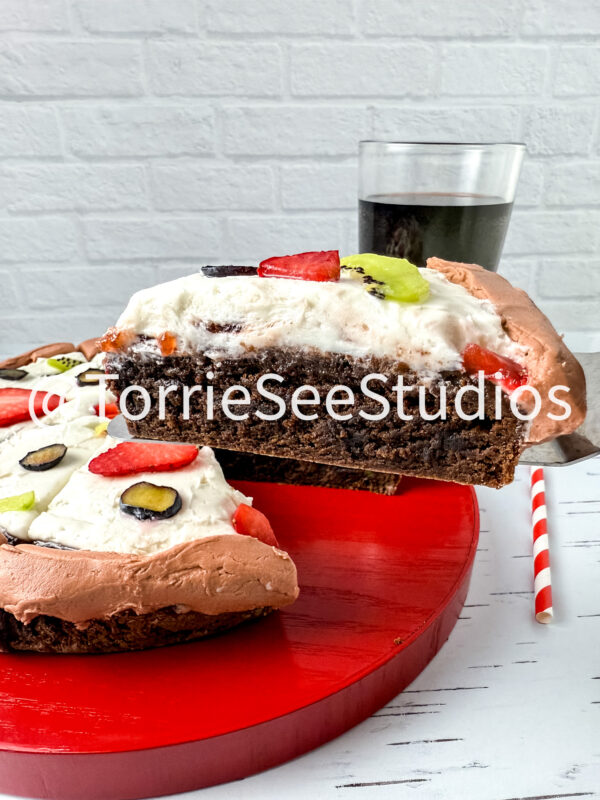 Fruit Pizza Brownie on White Birch - Image 2