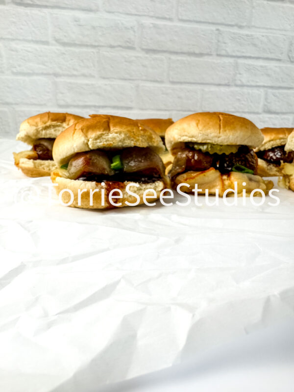 Baby shower Meatball Sliders on White - Image 7
