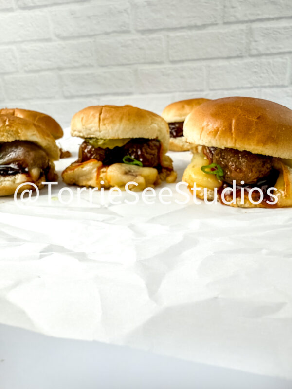 Baby shower Meatball Sliders on White - Image 6
