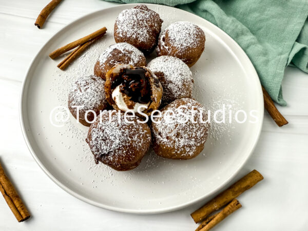 Deep Fried Stuffed Marshmallows on Sandstone - Image 3