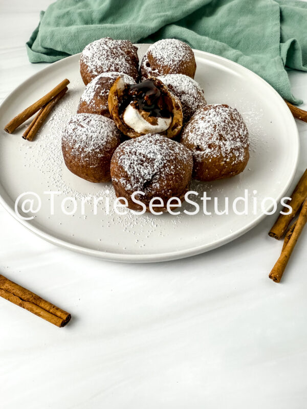 Deep Fried Stuffed Marshmallows on Sandstone - Image 5