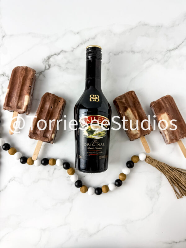 Baileys Pudding Pops on Marble - Image 9