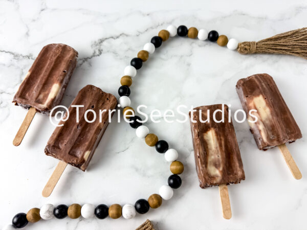 Baileys Pudding Pops on Marble - Image 7