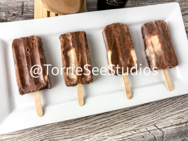 Baileys Pudding Pops on Weathered Wood - Image 5