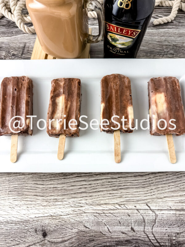 Baileys Pudding Pops on Weathered Wood - Image 4