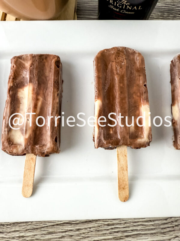 Baileys Pudding Pops on Weathered Wood - Image 3