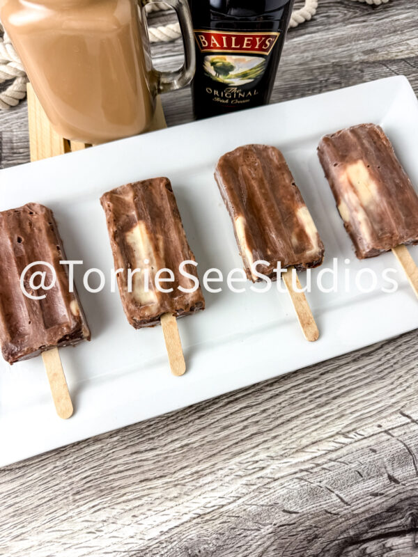 Baileys Pudding Pops on Weathered Wood - Image 2