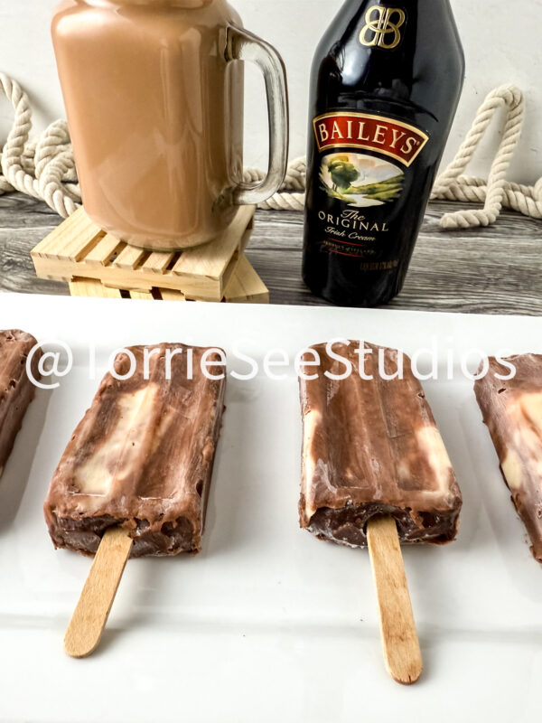 Baileys Pudding Pops on Weathered Wood - Image 7