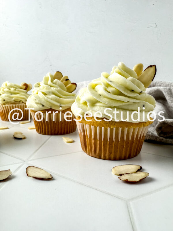 Almond Kiwi Cupcakes on Rhombus Tile - Image 7