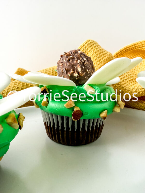 Rocher Flower Cupcakes on Sandstone - Image 4