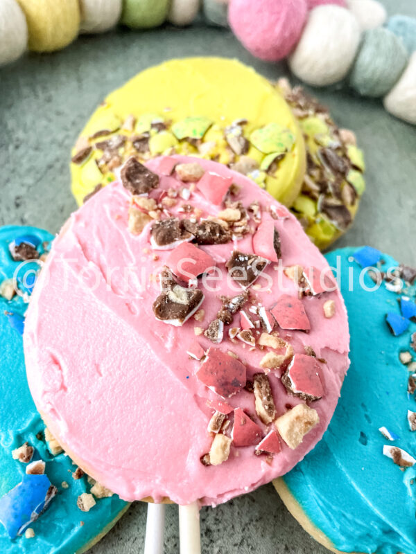 Robin Easter Egg Malted Flavor Cookie Pops on Sage - Image 6