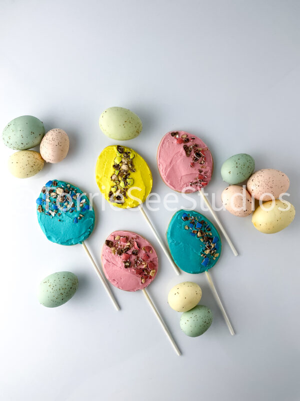 Robin Easter Egg Malted Flavor Cookie Pops on White - Image 4