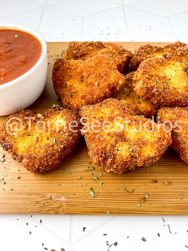 Fried Mozzarella Chicks on Rhombus Tile - Image 9