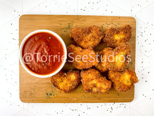 Fried Mozzarella Chicks on Rhombus Tile - Image 6