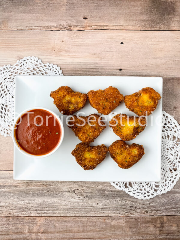 Fried Mozzarella Chicks on Wood - Image 11