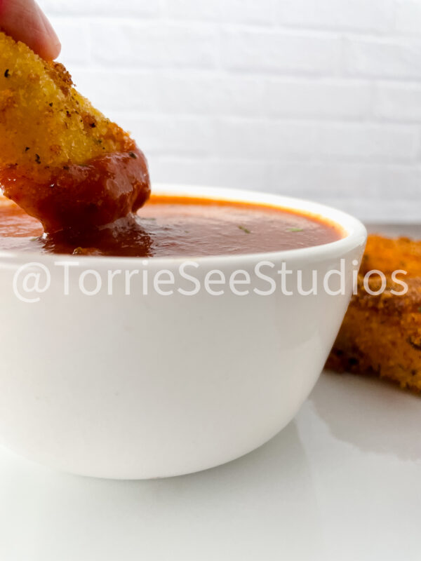 Fried Mozzarella Chicks on Wood - Image 2