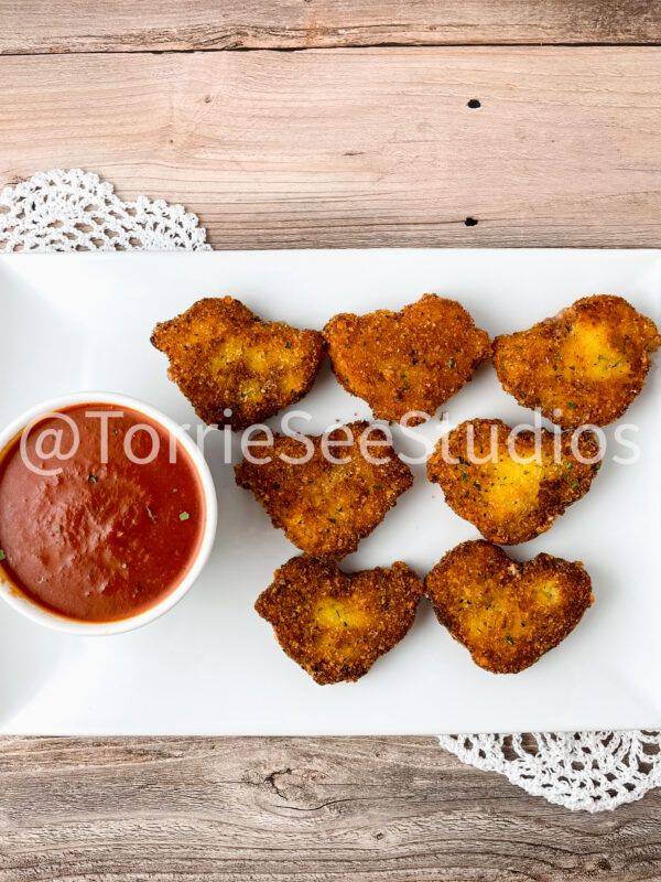 Fried Mozzarella Chicks on Wood - Image 10