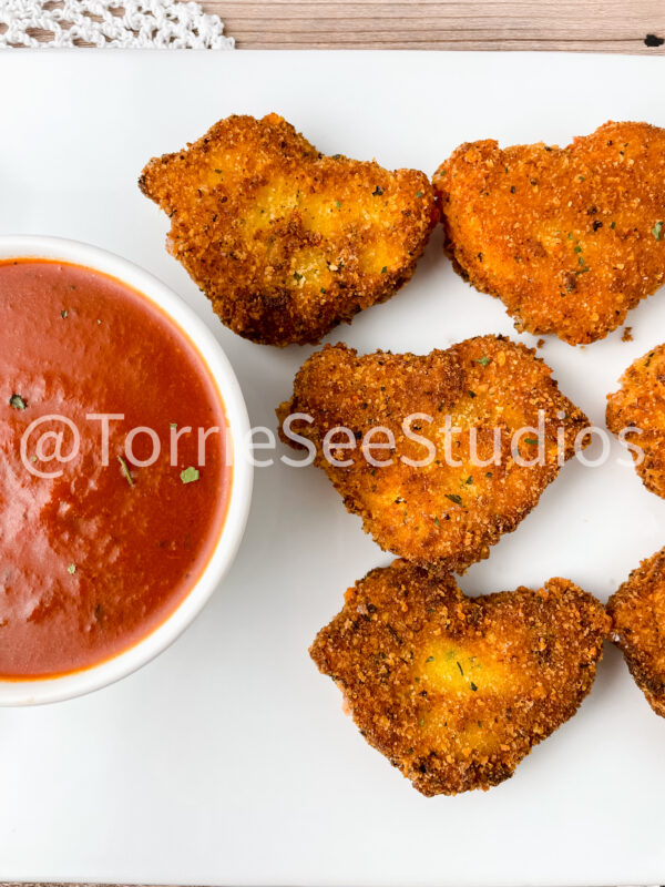 Fried Mozzarella Chicks on Wood - Image 9