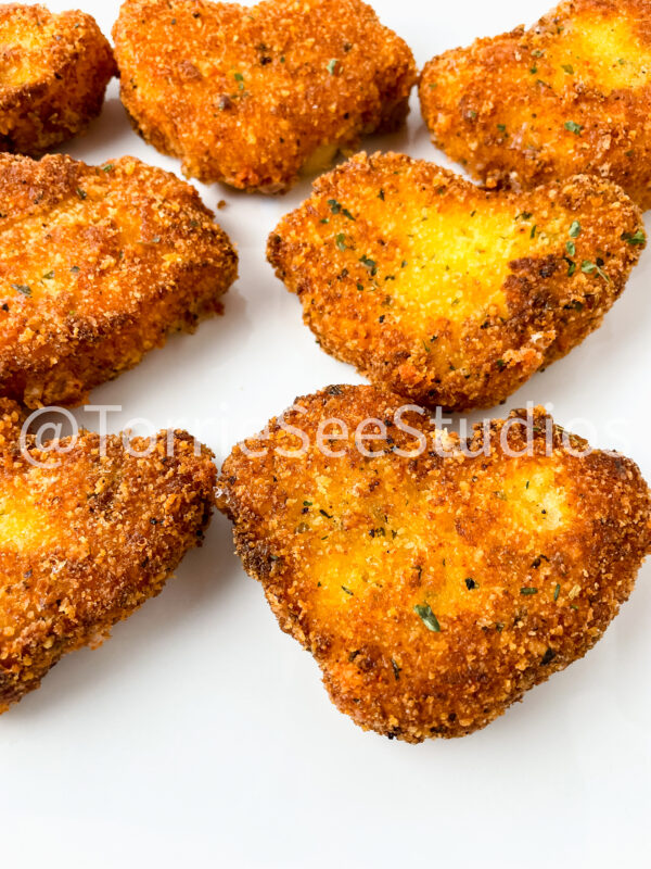 Fried Mozzarella Chicks on Wood - Image 7