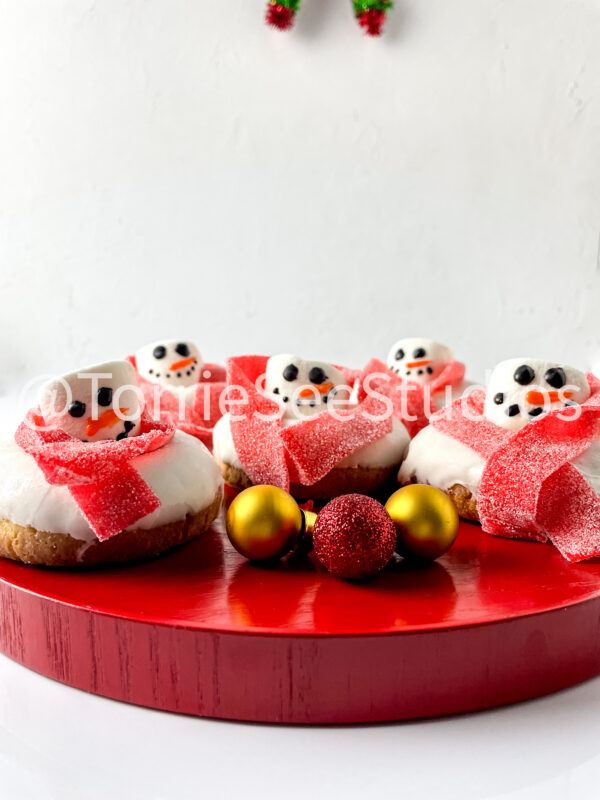 Melted Snowman Donuts on White - Image 10