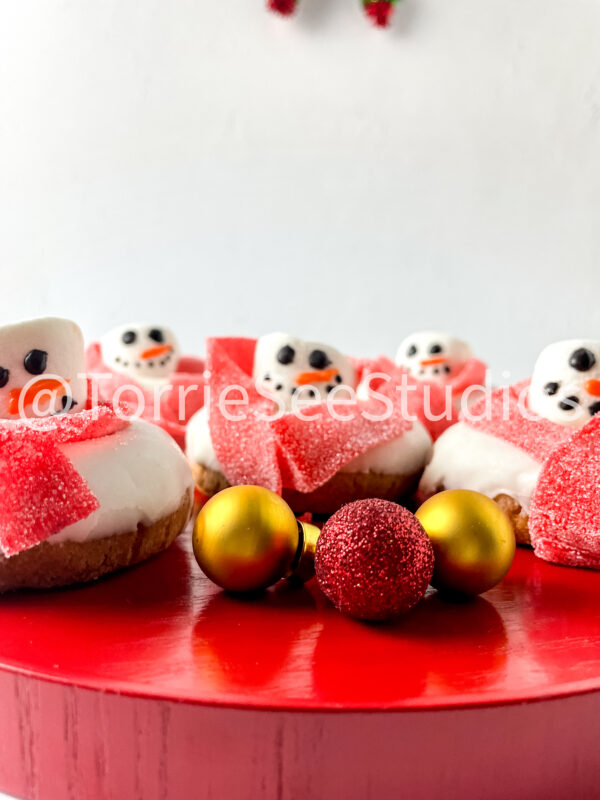 Melted Snowman Donuts on White - Image 9