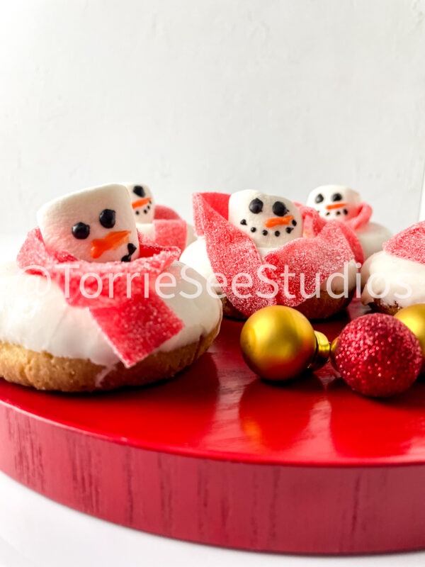 Melted Snowman Donuts on White - Image 7