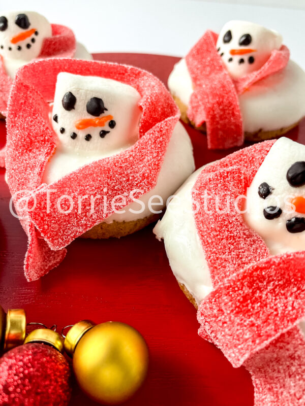 Melted Snowman Donuts on White - Image 5