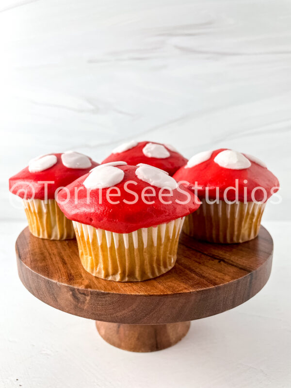 Mushroom Cupcakes Tutorial on Sandstone - Image 8