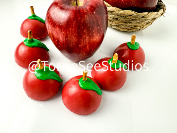 Apple Butter and Pretzel Truffles on White - Image 9