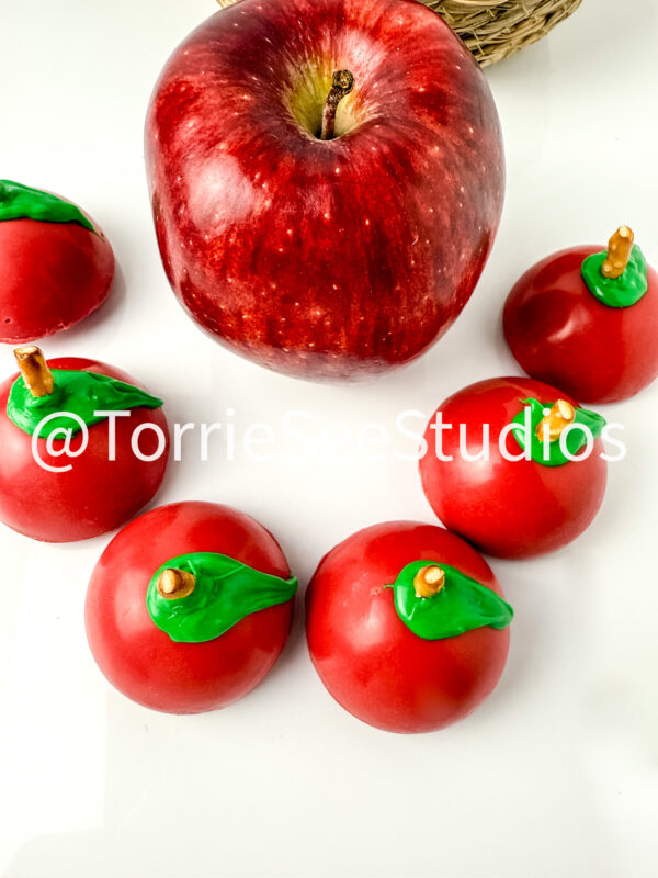 Apple Butter and Pretzel Truffles on White - Image 8