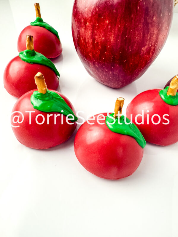 Apple Butter and Pretzel Truffles on White - Image 6