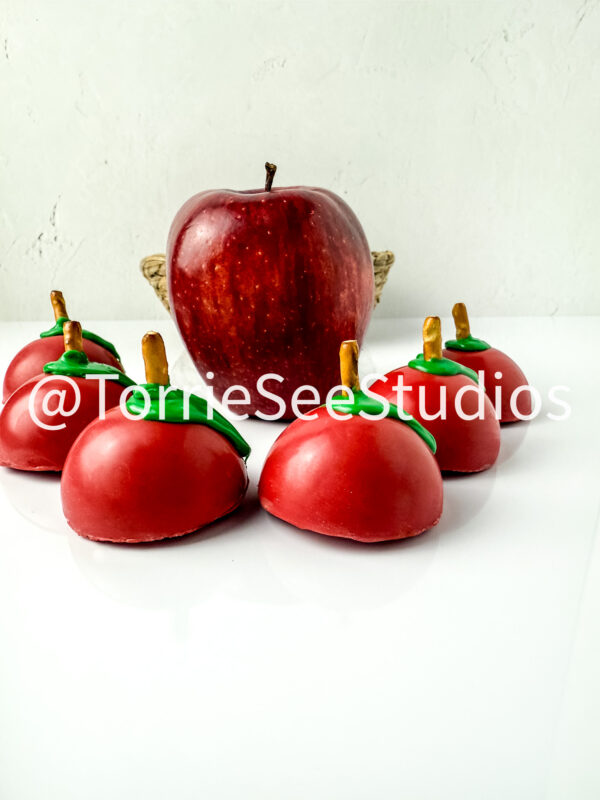 Apple Butter and Pretzel Truffles on White - Image 5