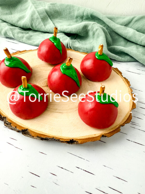 Apple Butter and Pretzel Truffles on White Birch - Image 4