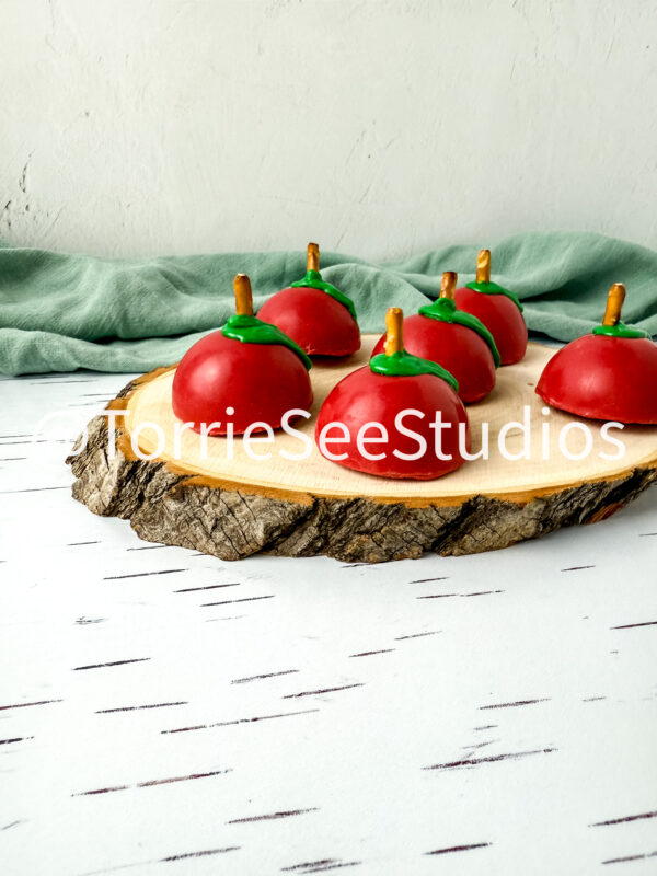 Apple Butter and Pretzel Truffles on White Birch - Image 3
