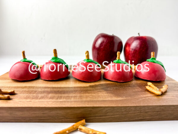Apple Butter and Pretzel Truffles on Sandstone - Image 2