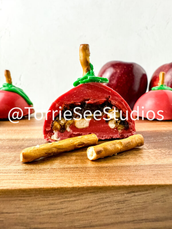 Apple Butter and Pretzel Truffles on Sandstone - Image 3