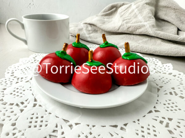 Apple Butter and Pretzel Truffles on Linen - Image 10