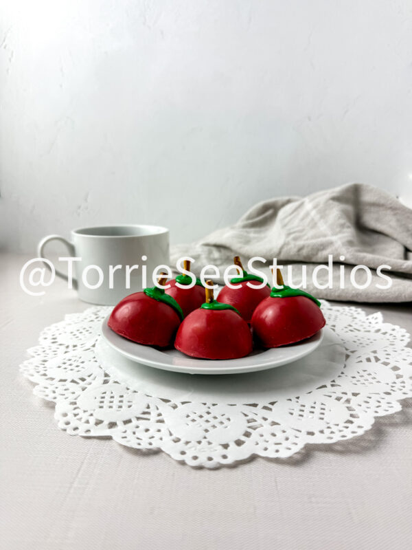 Apple Butter and Pretzel Truffles on Linen - Image 9
