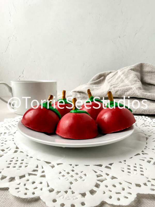 Apple Butter and Pretzel Truffles on Linen - Image 8