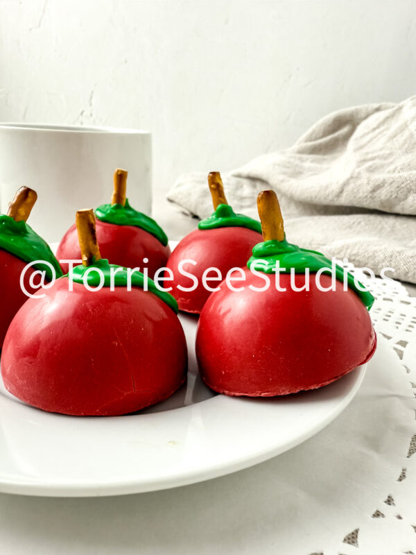 Apple Butter and Pretzel Truffles on Linen - Image 7
