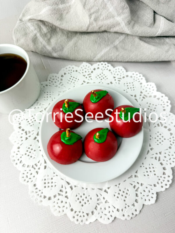 Apple Butter and Pretzel Truffles on Linen - Image 6