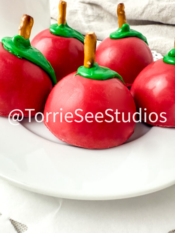 Apple Butter and Pretzel Truffles on Linen - Image 5