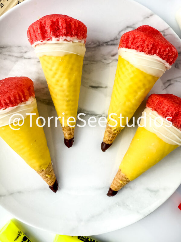 Pencil Cupcake Cone on White - Image 8